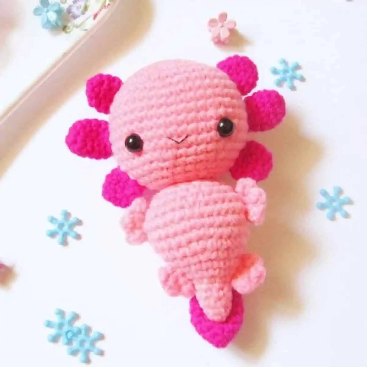 Velvet Axolotl Crochet Pattern 