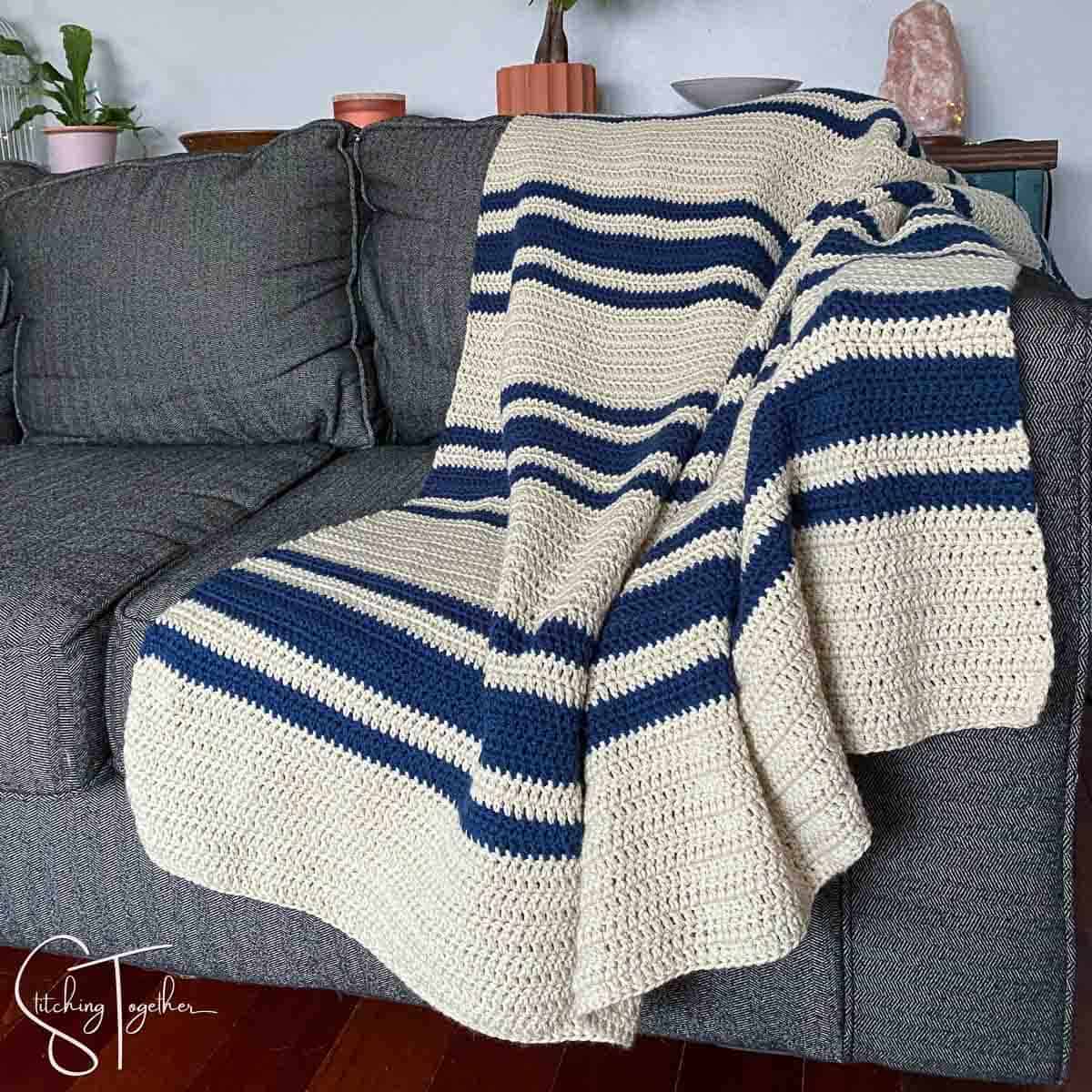 Super Easy Double Crochet Blanket Pattern