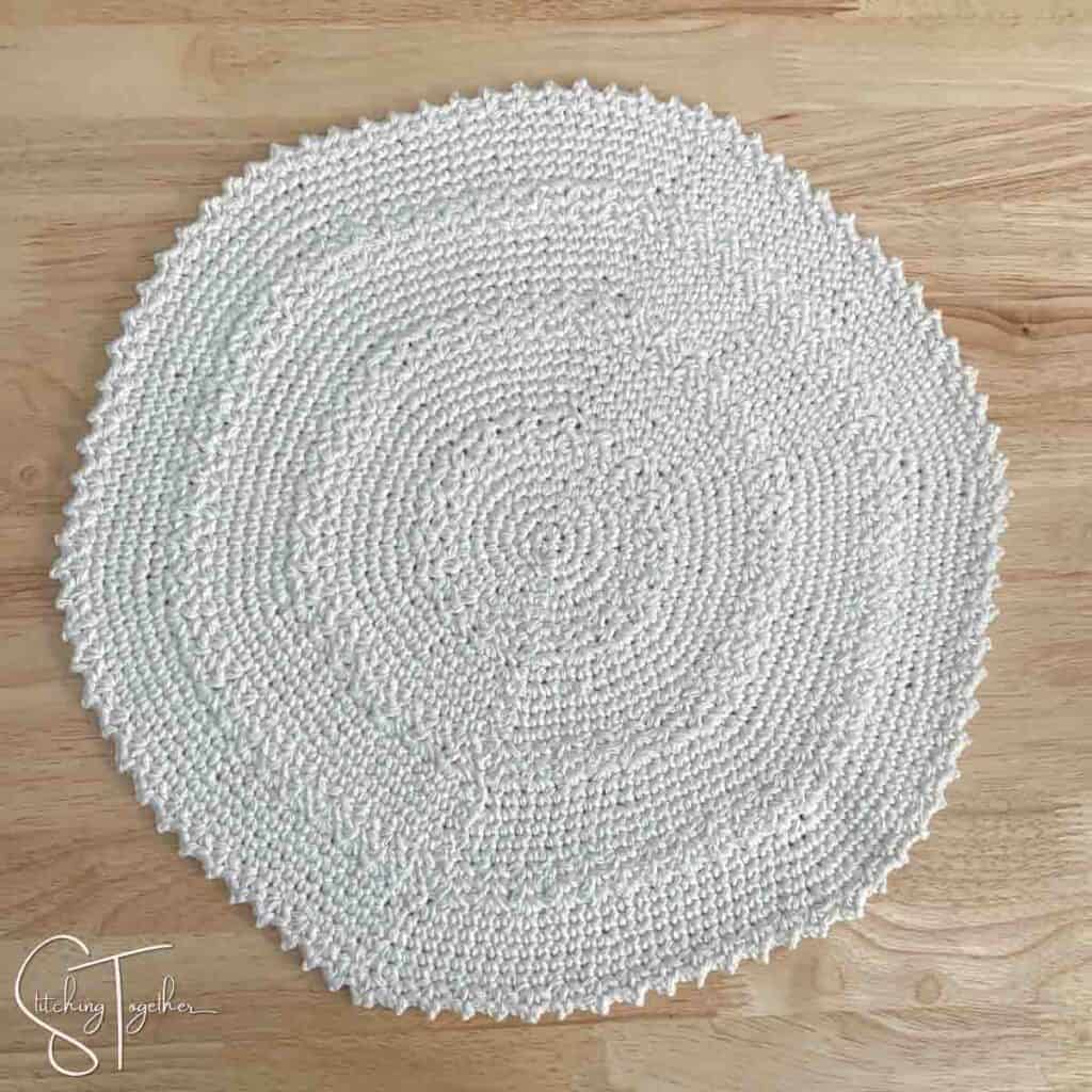 Crochet Round Placemat Pattern