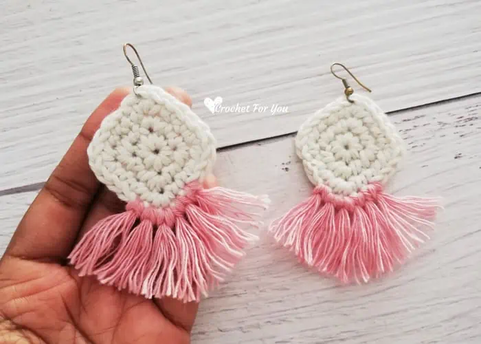 Sterling Silver Crochet Flower Earrings - Choose your favorite flower –  HELLOhappy