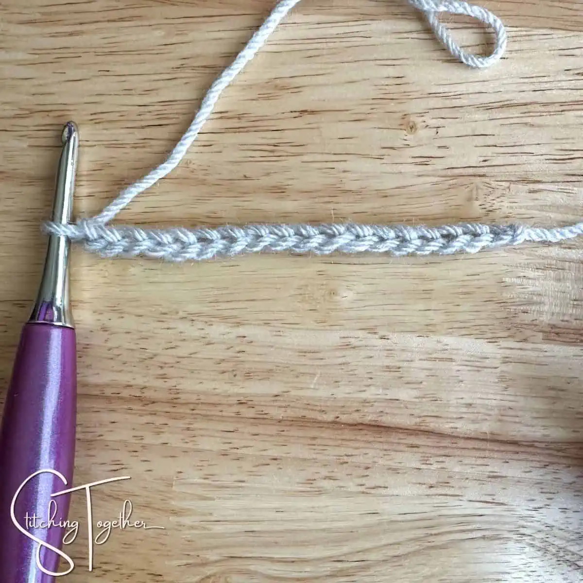 crochet chain and hook