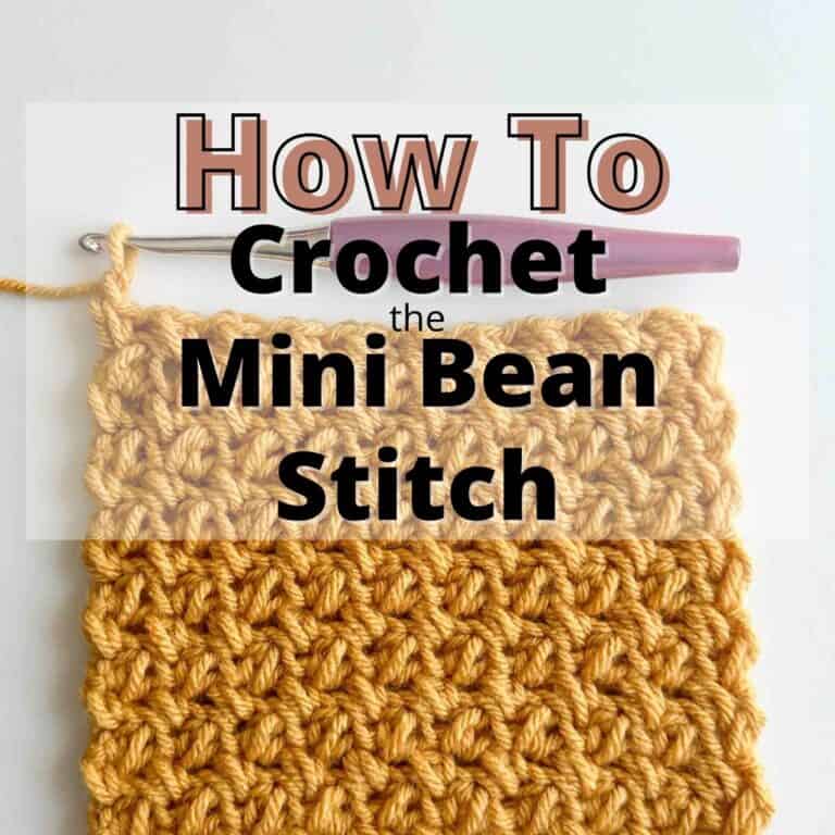 Mini Bean Stitch (Elizabeth Stitch) Full Crochet Tutorial