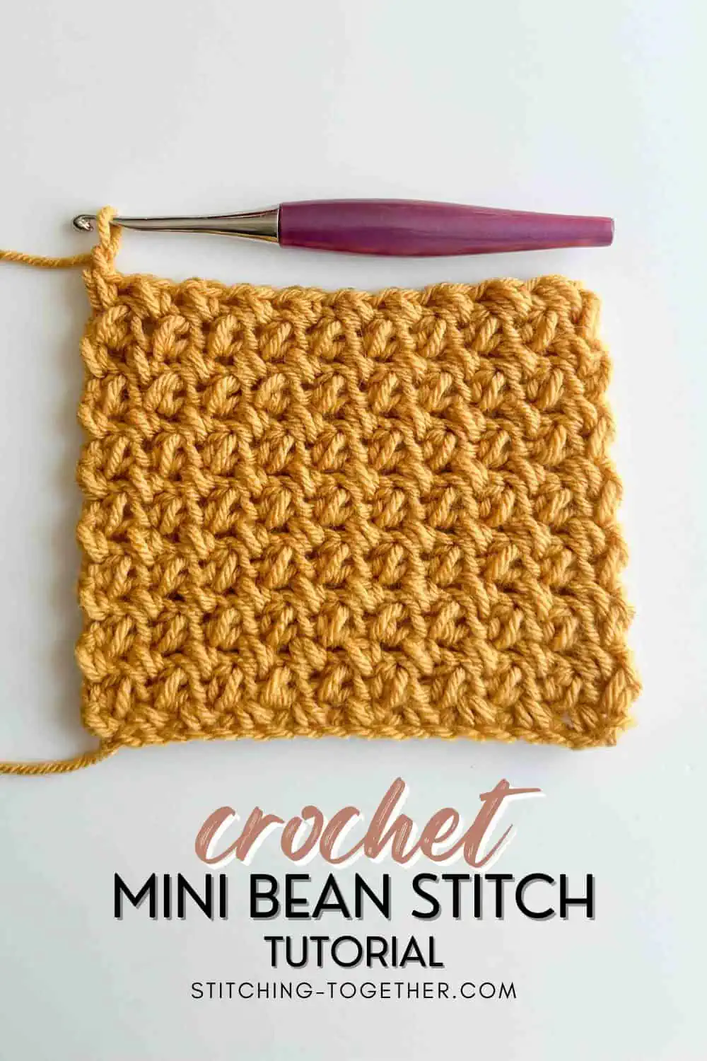 Mini Bean Stitch (Elizabeth Stitch) Full Crochet Tutorial
