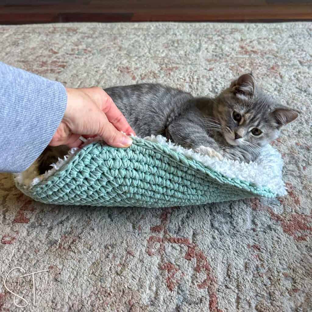 Cozy Crochet Cat Bed Pattern Free Easy