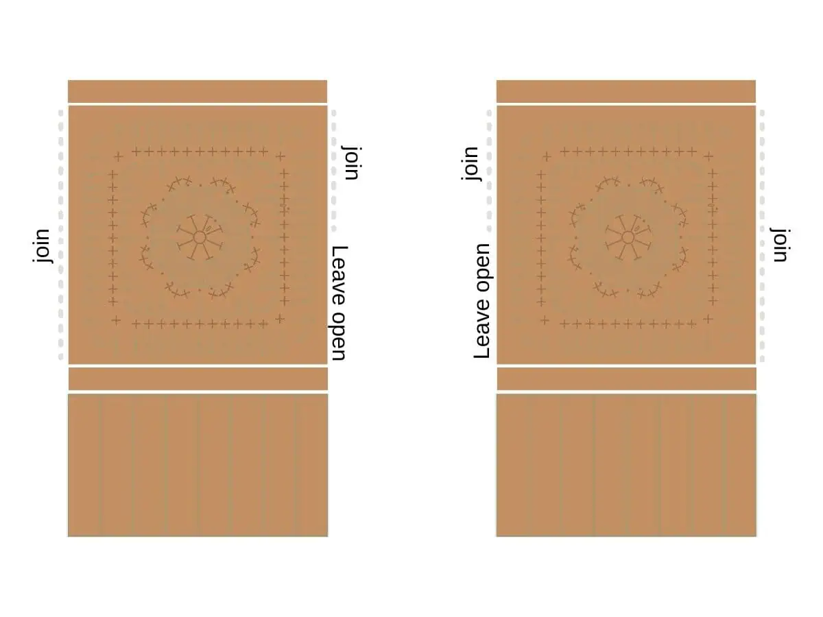 diagram of wrist warmers