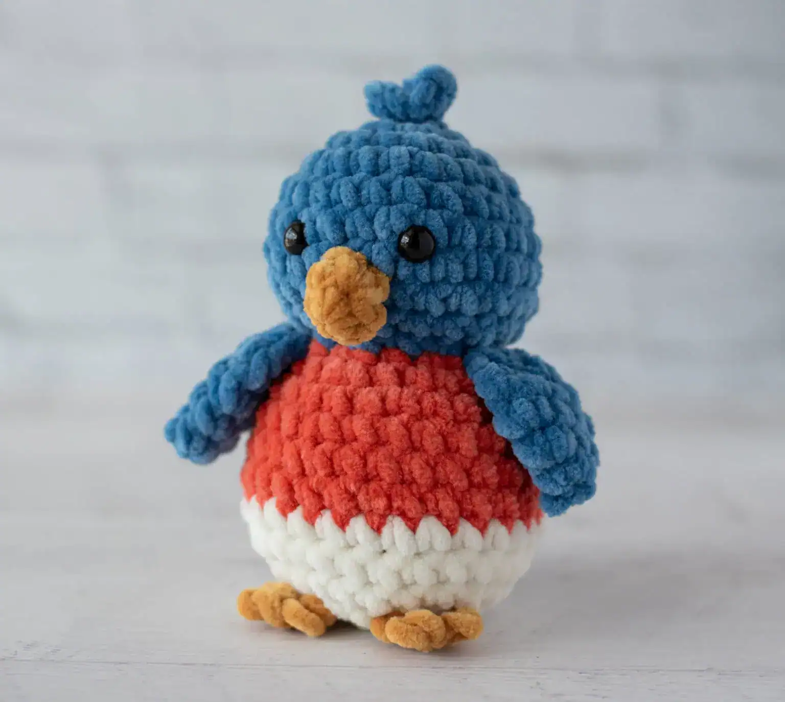 crochet amigurumi bird